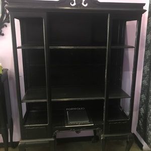 Cabinet, desk, and vanity!